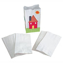 Colorations - Papieren Zakje Wit, Set van 50