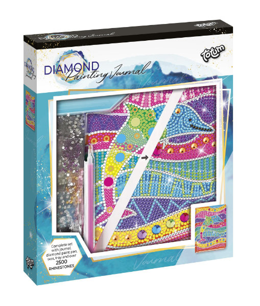 Totum Diamond Paint Dagboek - Dolfijn