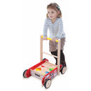 Wonderworld Loop- en Blokkenwagen Brandweer