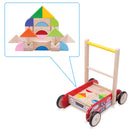 Wonderworld Loop- en Blokkenwagen Brandweer