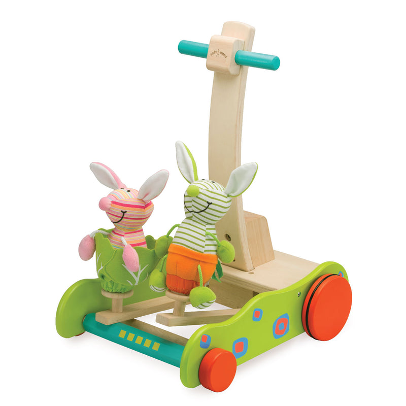 Wonderworld Loopwagen Konijnen