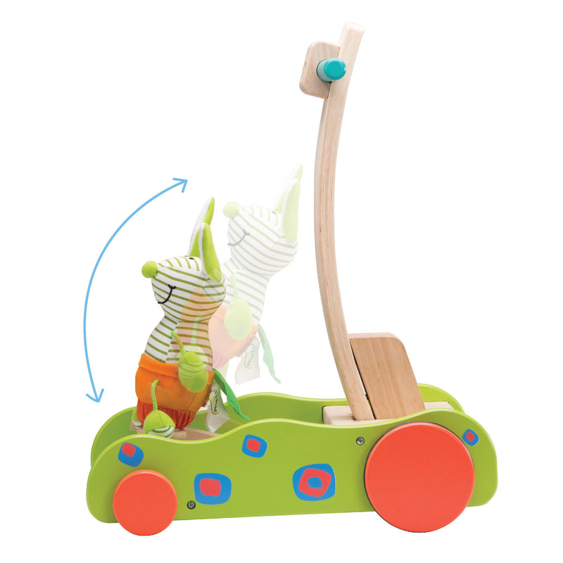 Wonderworld Loopwagen Konijnen