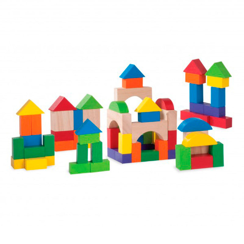 Wonderworld Bouwblokken Gekleurd, 75dlg.