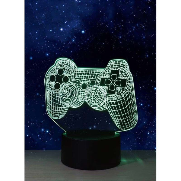 3D Illusie Lamp - LED - 7 verschillende kleuren - 15cm - Spelconsole