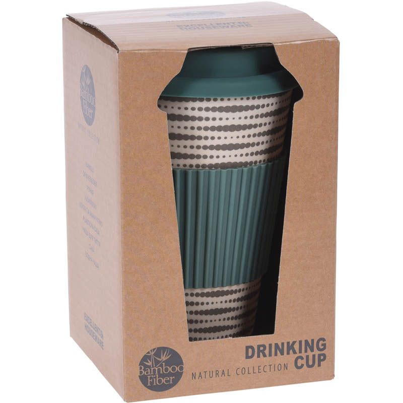 Bamboefiber Drinkbeker met Print 400 ml Assorti