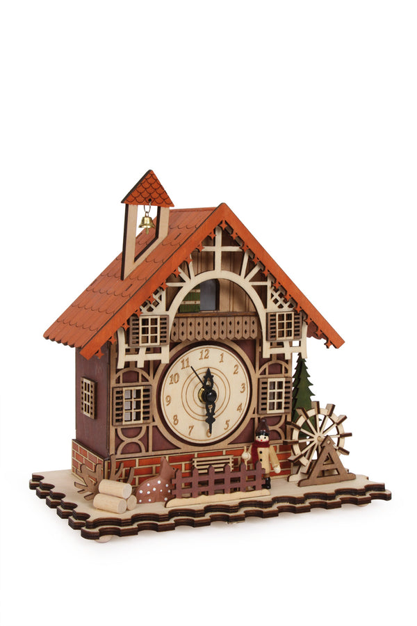 Klok houten huis