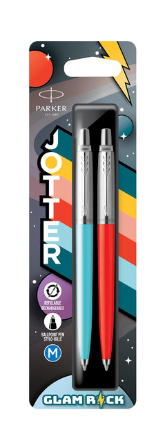2 Parker Jotter Originals 70's verm/blue