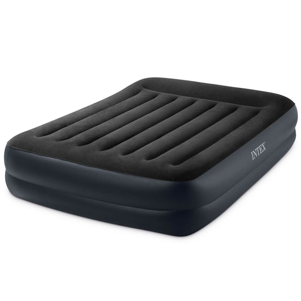 Intex 64124ND Queen Pillow Rest 2-Persoons Luchtbed 203x152x42 cm Blauw