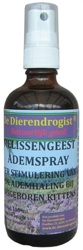 Dierendrogist Melissengeest Ademspray Kitten 100 ML