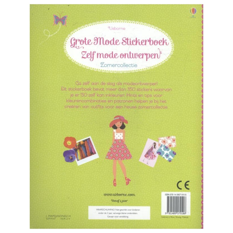 Grote Mode Stickerboek - Zomercollectie (350 stickers)