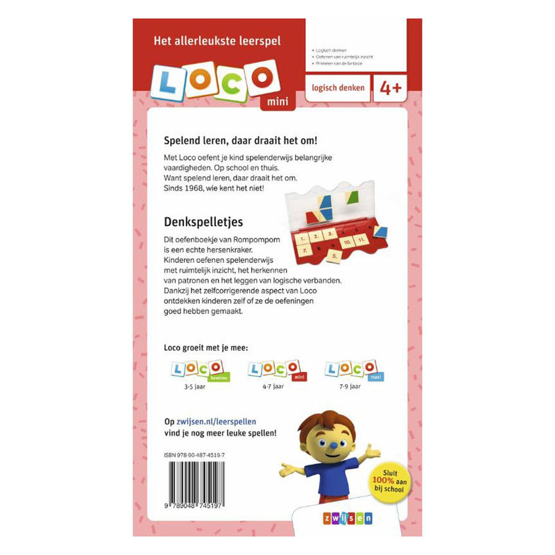 Mini Loco Rompompom Denkspelletjes (4-6 jaar)