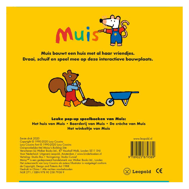 Draai, schuif en speel - Muis bouwt een huis