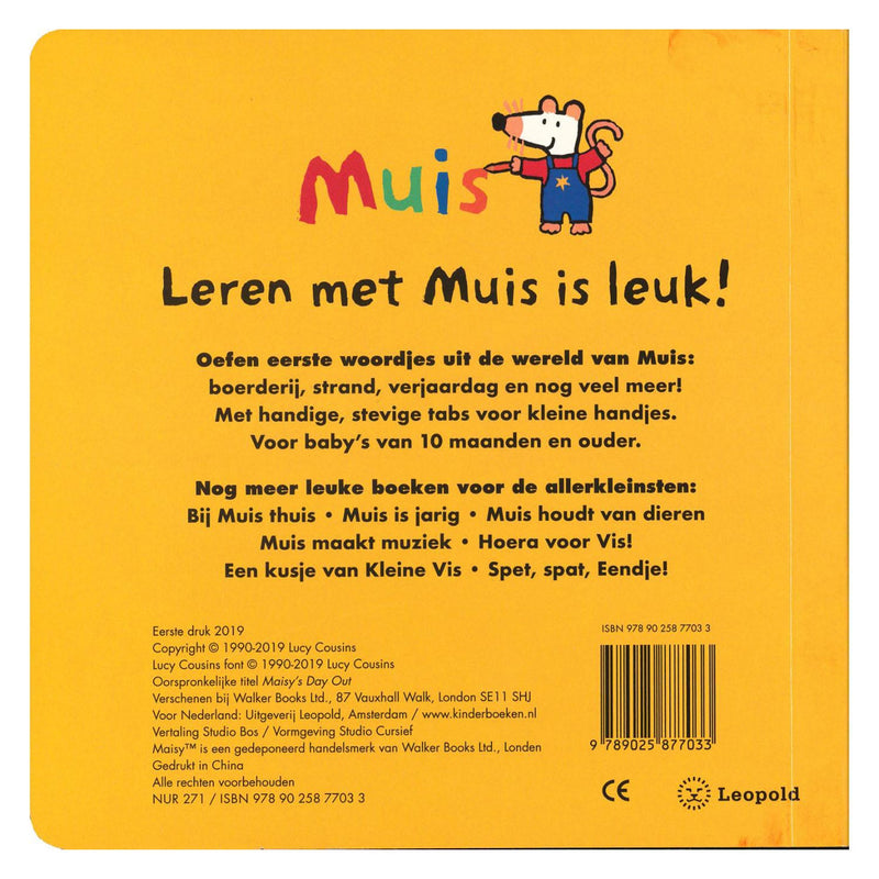 Naar buiten met Muis - Eerste woordjesboek