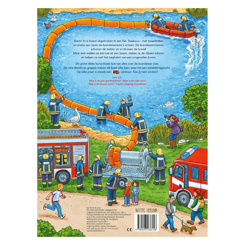 Waar is de brandweerauto?