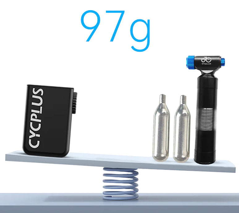 Elektrische accu fietspomp Cycplus A2S Cube Mini