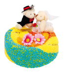 Handdoek Taart "Bruidspaar"