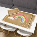 Puzzelplaat met 4 schuiflades - 76 x 57cm