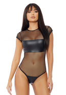 Short sleeve bodysuit - Black - XS/S - M/L