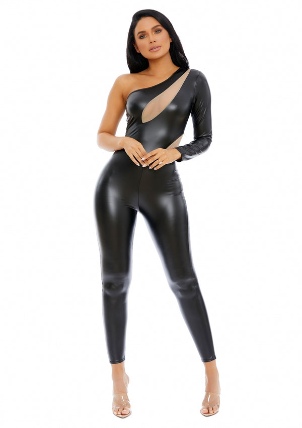 A Perfect Matte Jumpsuit - Black - L