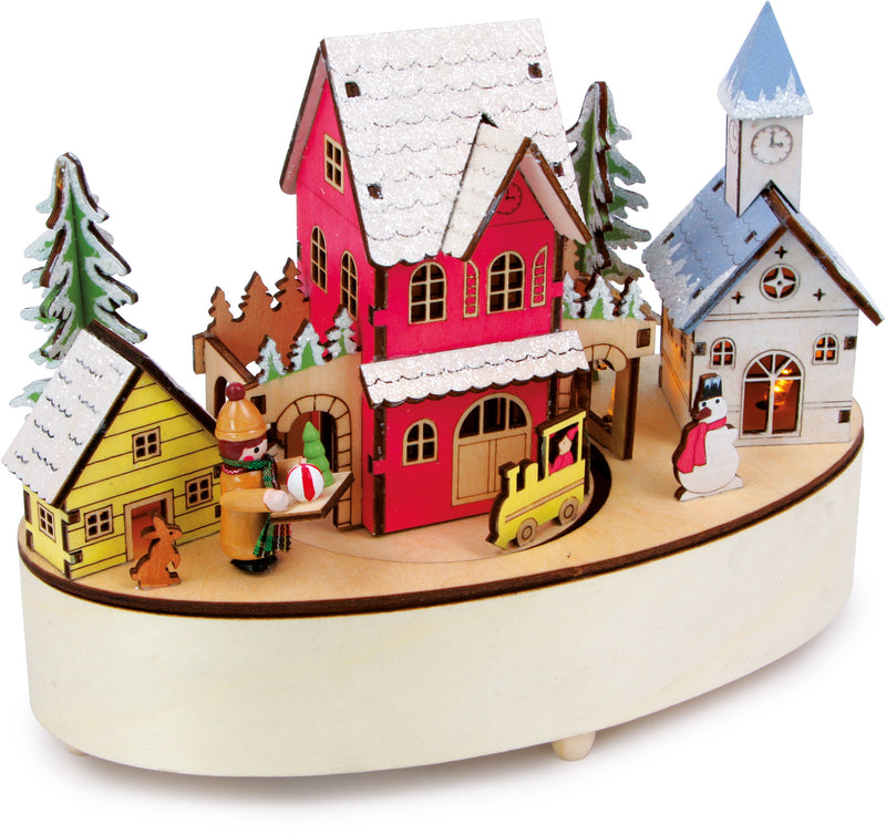 Musical Box and Lamp Wintertime