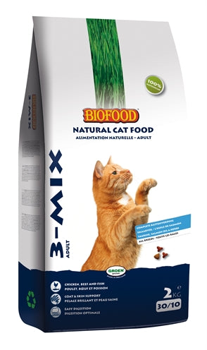 Biofood Kattenvoeding Kat 3-mix 2 KG