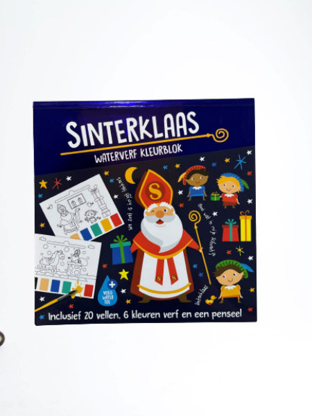 Waterverf Kleurblok Sinterklaas