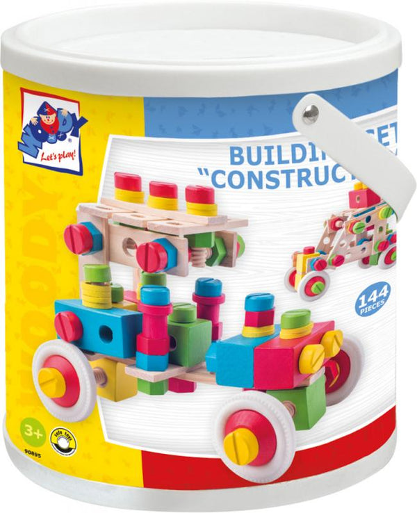 Woody Constructorset 140 dlg ton 90895