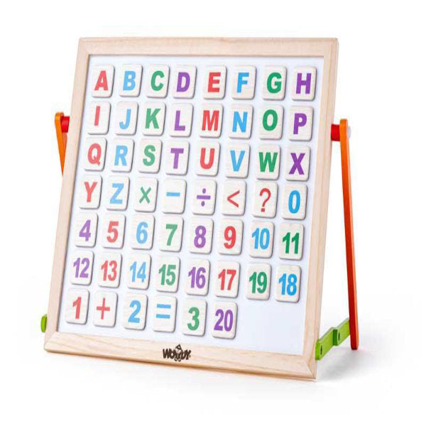 Woody magnetisch cijfer + ABC bord 90107