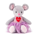 Lumpin muis Akiko grijs 30 cm. 94198