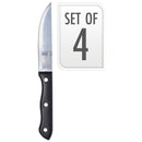 Vaggan Steakmessen - BBQ-messen - 4 stuks - Roestvrij staal