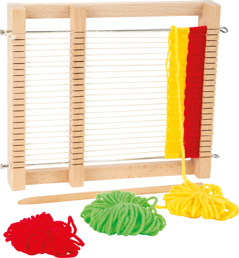 Small Foot - Houten Weefgetouw Compact, 6dlg.