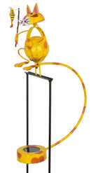 Metalen Staaf "Hoppende Kat"