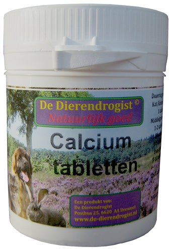 Dierendrogist Calcium Tabletten 100 STUKS