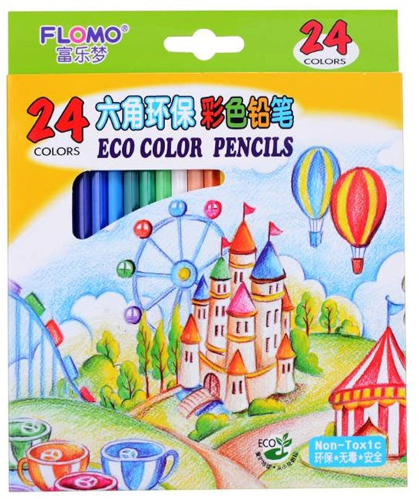 Flomo Kleurpotloden 24 st