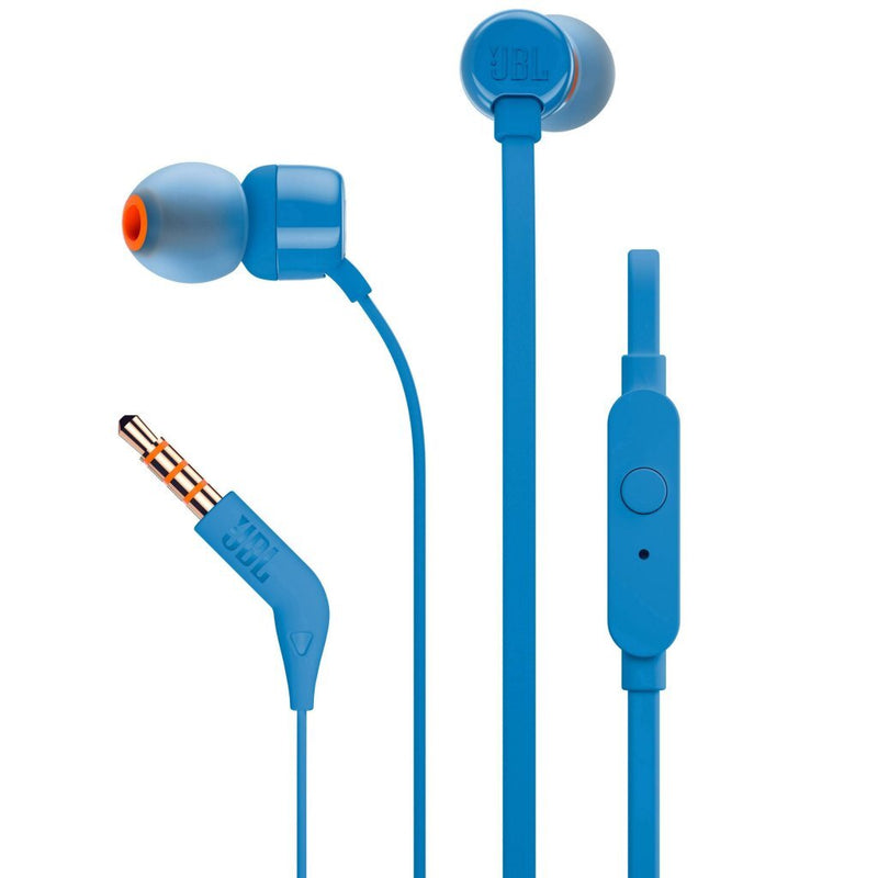 JBL T110 Tune In-Ear Hoofdtelefoon Blauw