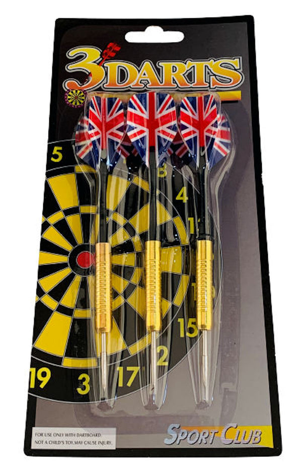 Dartpijlen 3 stuks op kaart