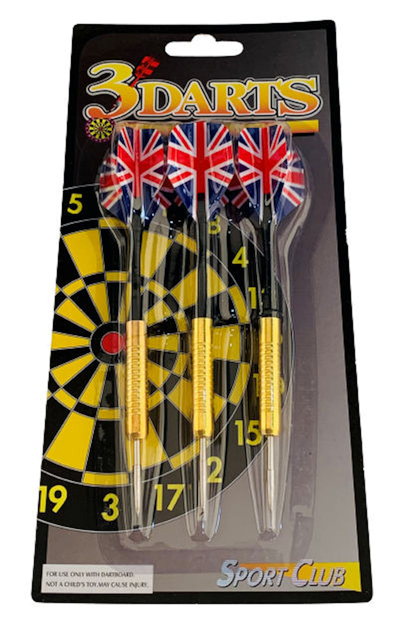 Dartpijlen 3 stuks op kaart