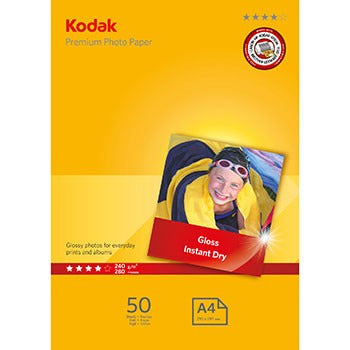 Kodak Premium A4 240gr 50 Vellen Glanzend