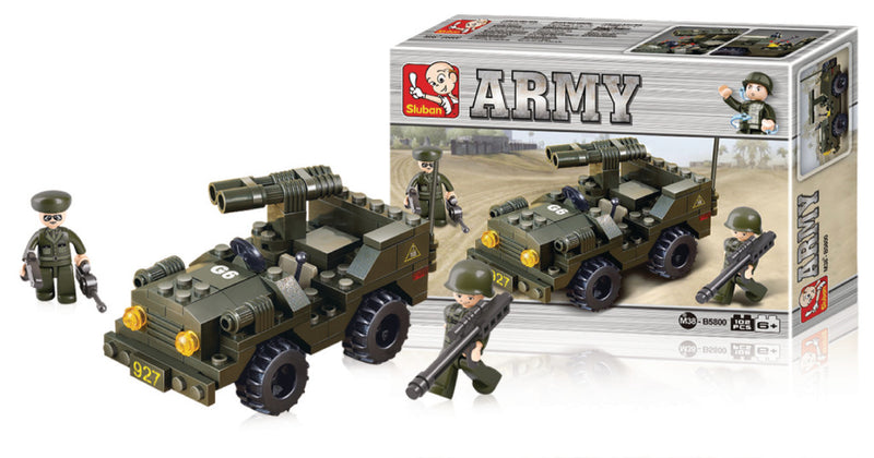 Sluban M38-B5800 Army Jeep 102-delig