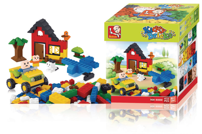 Sluban M38-B0502 Kiddy Bricks Basisbouwsteentjes 415 Steentjes