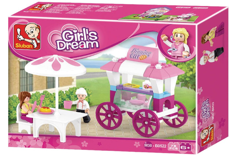 Sluban M38-B0522 Eetstalletje 78-delig