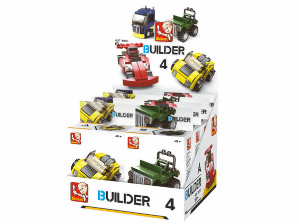 Sluban Builder 4 Vehicles 8 stuks