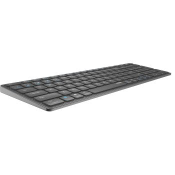 Rapoo E9700M Draadloos Multimode Toetsenbord Blade Compact,donkergrijs QWERTY US