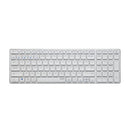 Rapoo E9700M Draadloos Multimode Toetsenbord Blade Compact Wit QWERTY US