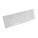 Rapoo E9700M Draadloos Multimode Toetsenbord Blade Compact Wit QWERTY US