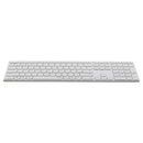 Rapoo E9800M Draadloos Multimode Toetsenbord Blade Full Size Wit QWERTY US