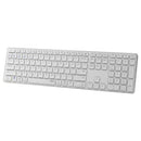 Rapoo E9800M Draadloos Multimode Toetsenbord Blade Full Size Wit QWERTY US
