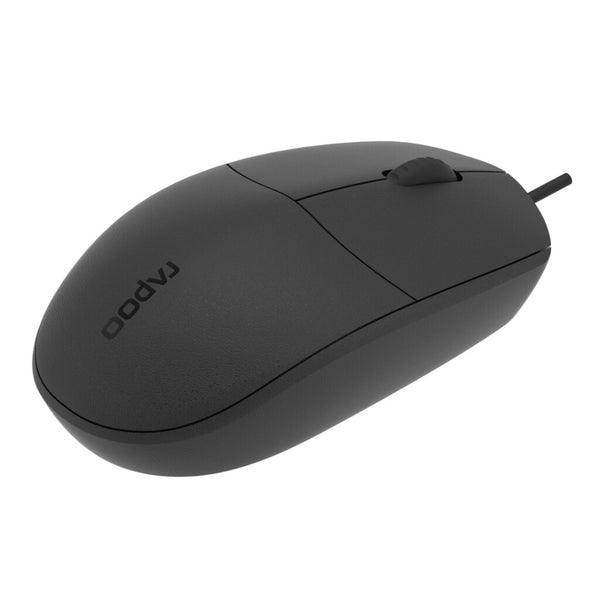 Rapoo N100 Bedrade Optische Muis Zwart
