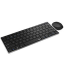 Rapoo 9000M Multimodus Draadloze Ultraslanke Desktop Combo Set QWERTY Zwart