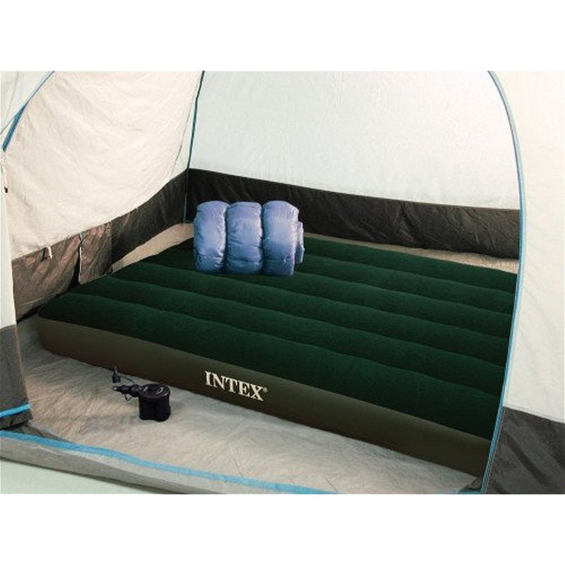 Intex 66969 Prestige Downy Queen 2-Persoons Luchtbed 203x152cm + Luchtpomp
